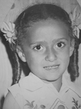Suha Naffar-Abu Amara, at age 5